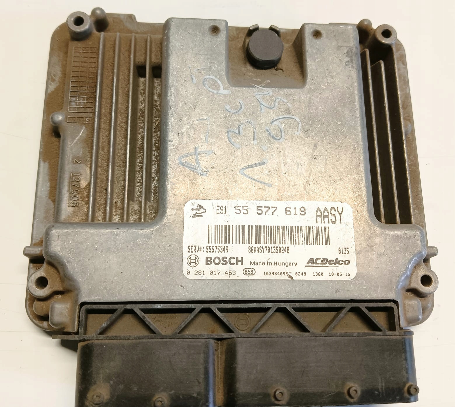 computer control unit of the engine OPEL INSIGNIA A AASY
