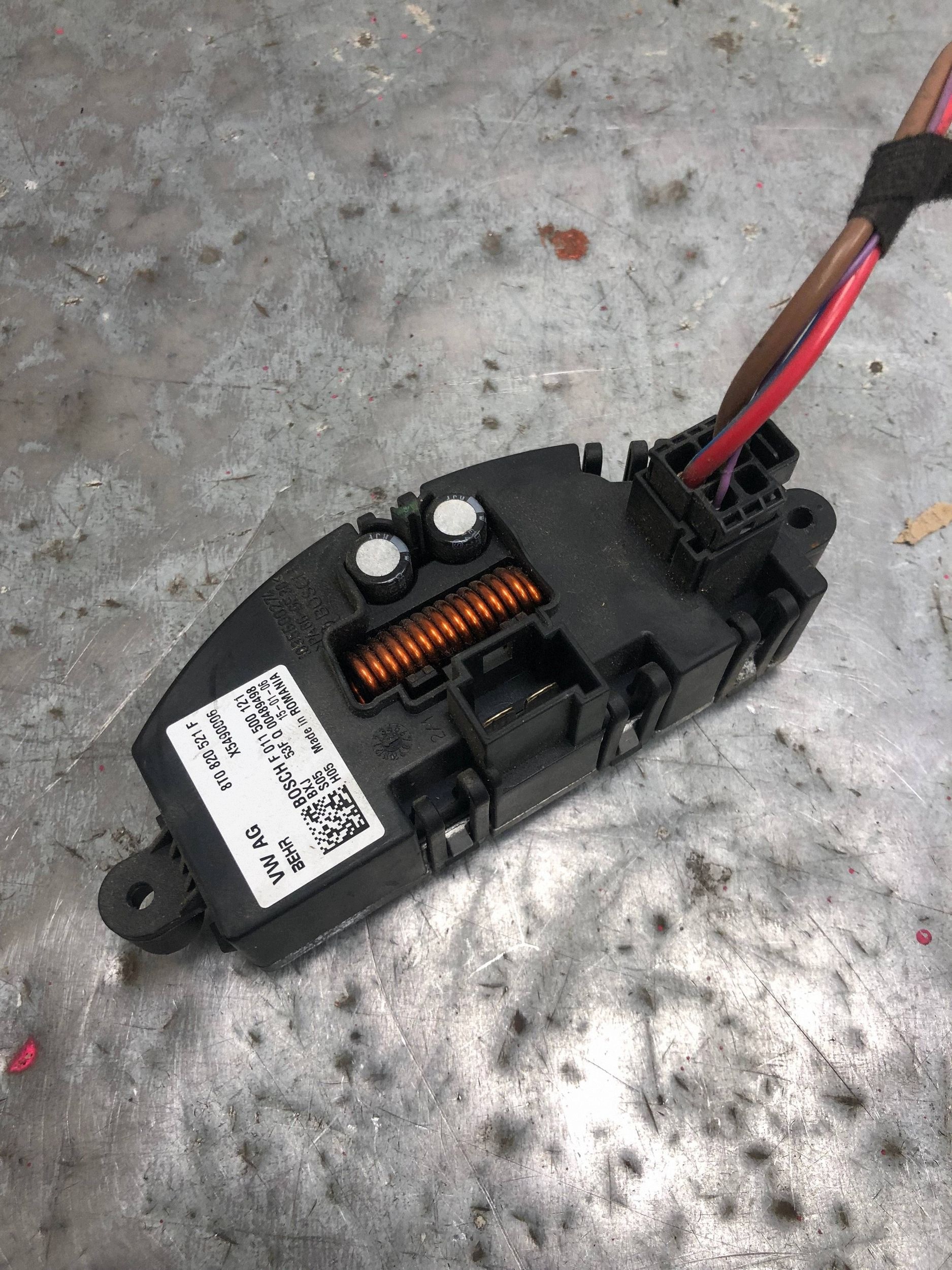 gebläsewiderstand AUDI A4 B8 A5 8T0820521F