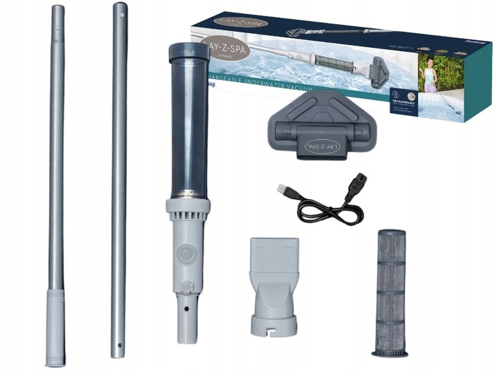 Bezdrátový Vysavač Do Vířivky Do Bazénu Výkonný Akumulátor Bestawy 60327