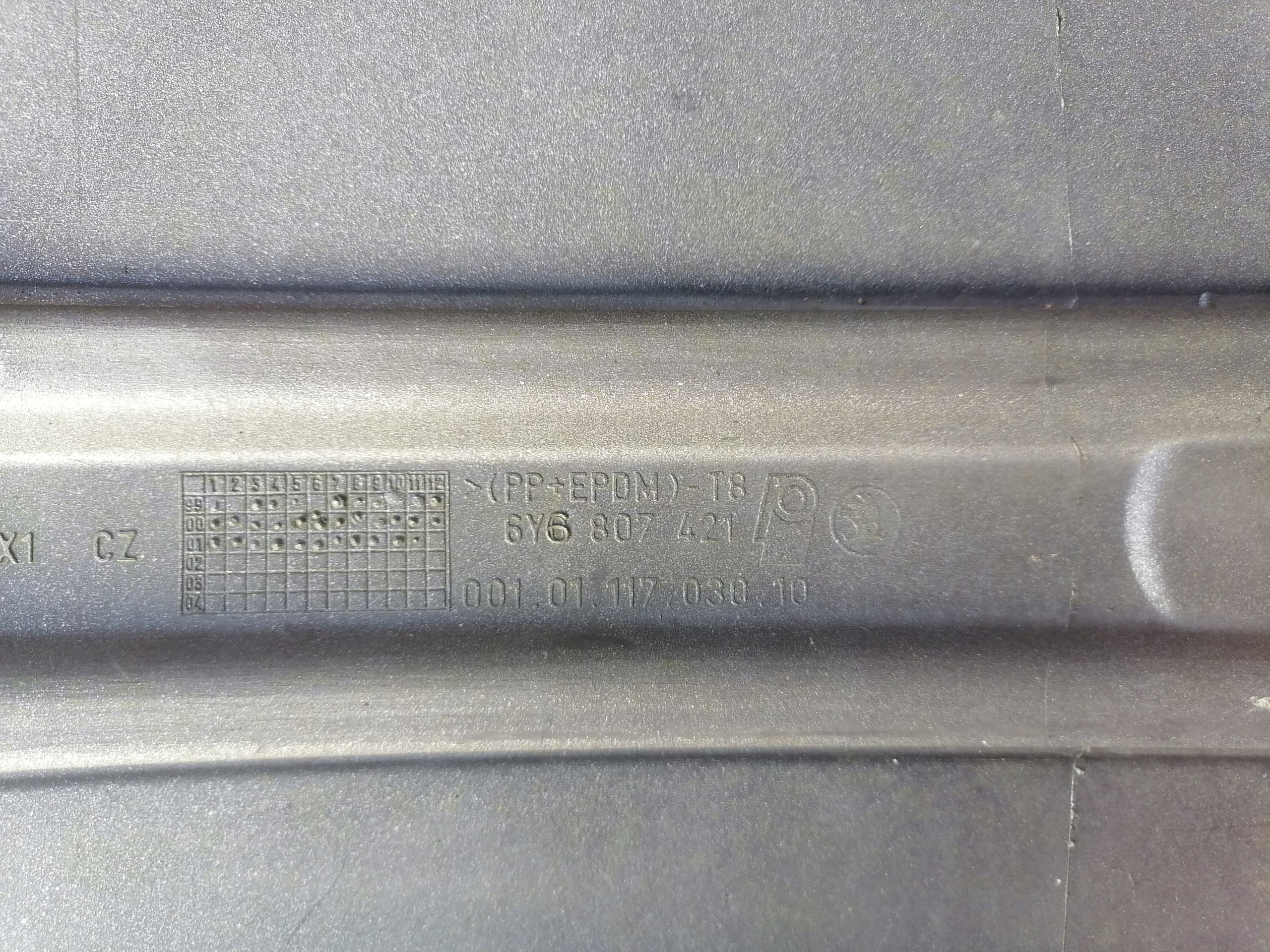 PARAURTI POSTERIORE SKODA FABIA 1 E 6Y6807421