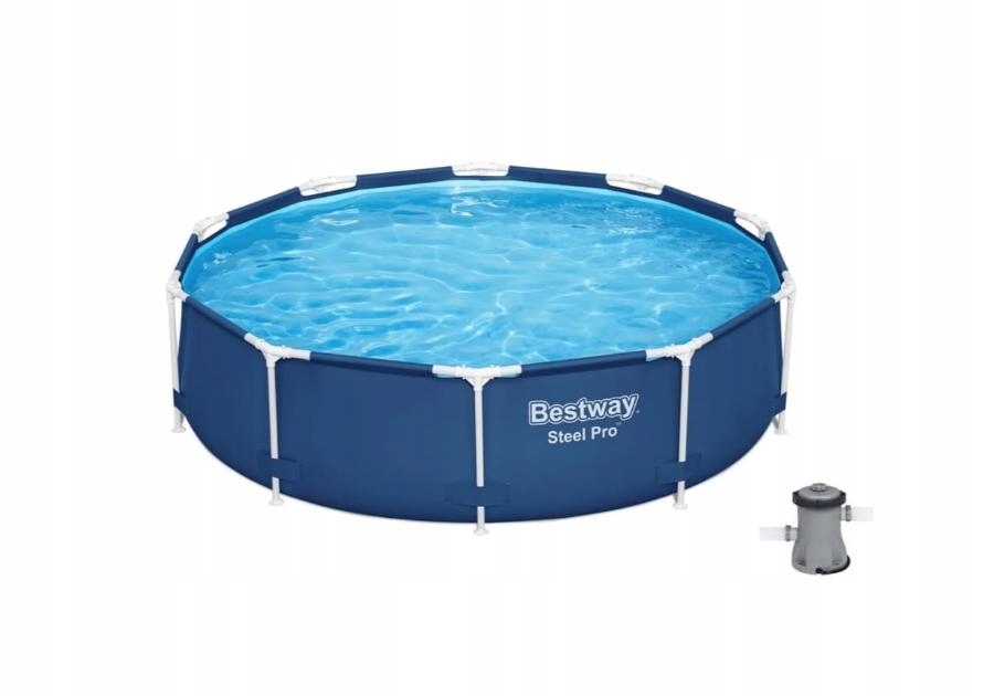 Roštový záhradný bazén Steel Pro 366 x 76 cm s čerpadlom Bestway 56681