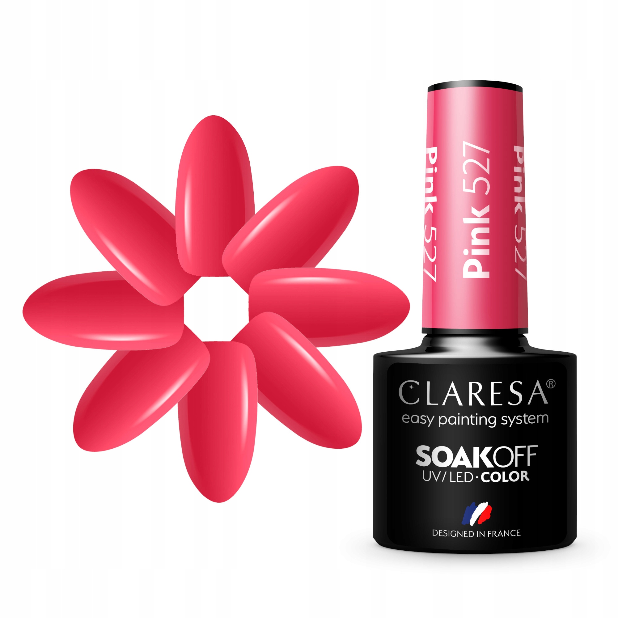 

Claresa Różowy Lakier Hybrydowy Pink 527 5ml