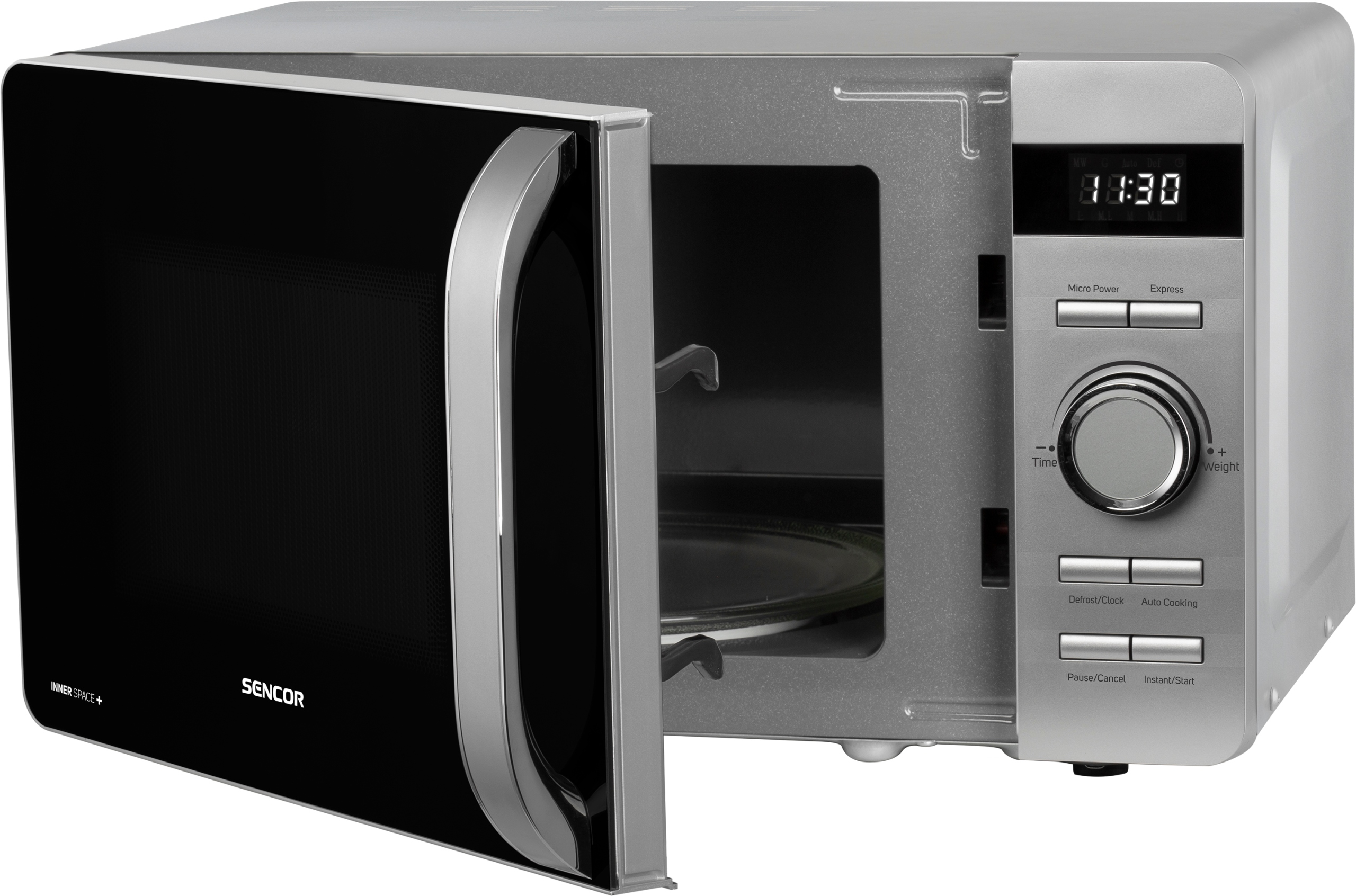 Kuchenka mikrofalowa wolnostojąca Sencor SMW5217SL LED 8-programów 27cm 17L Kod producenta SMW5217SL