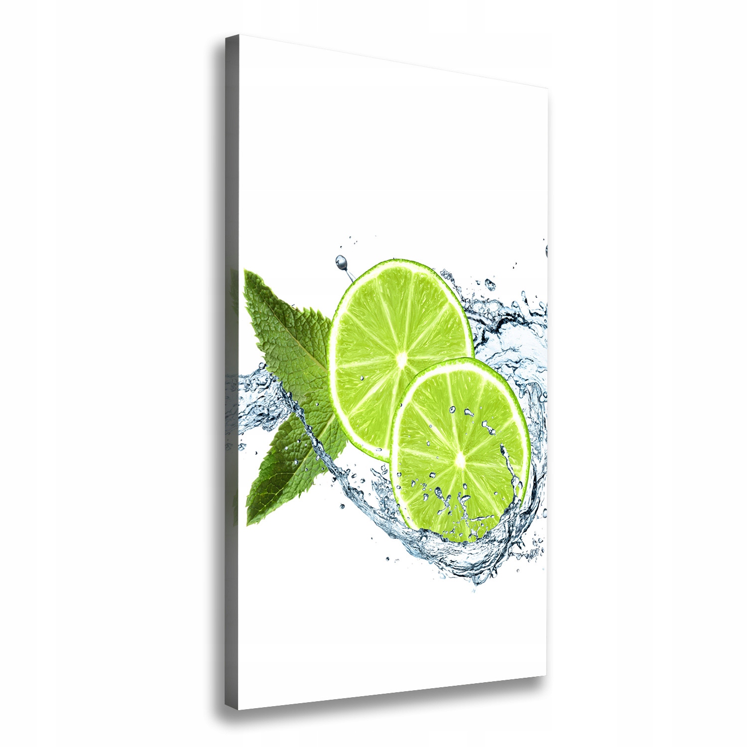 

Nowoczesny obraz canvas na ramie Limonki 50x100 cm