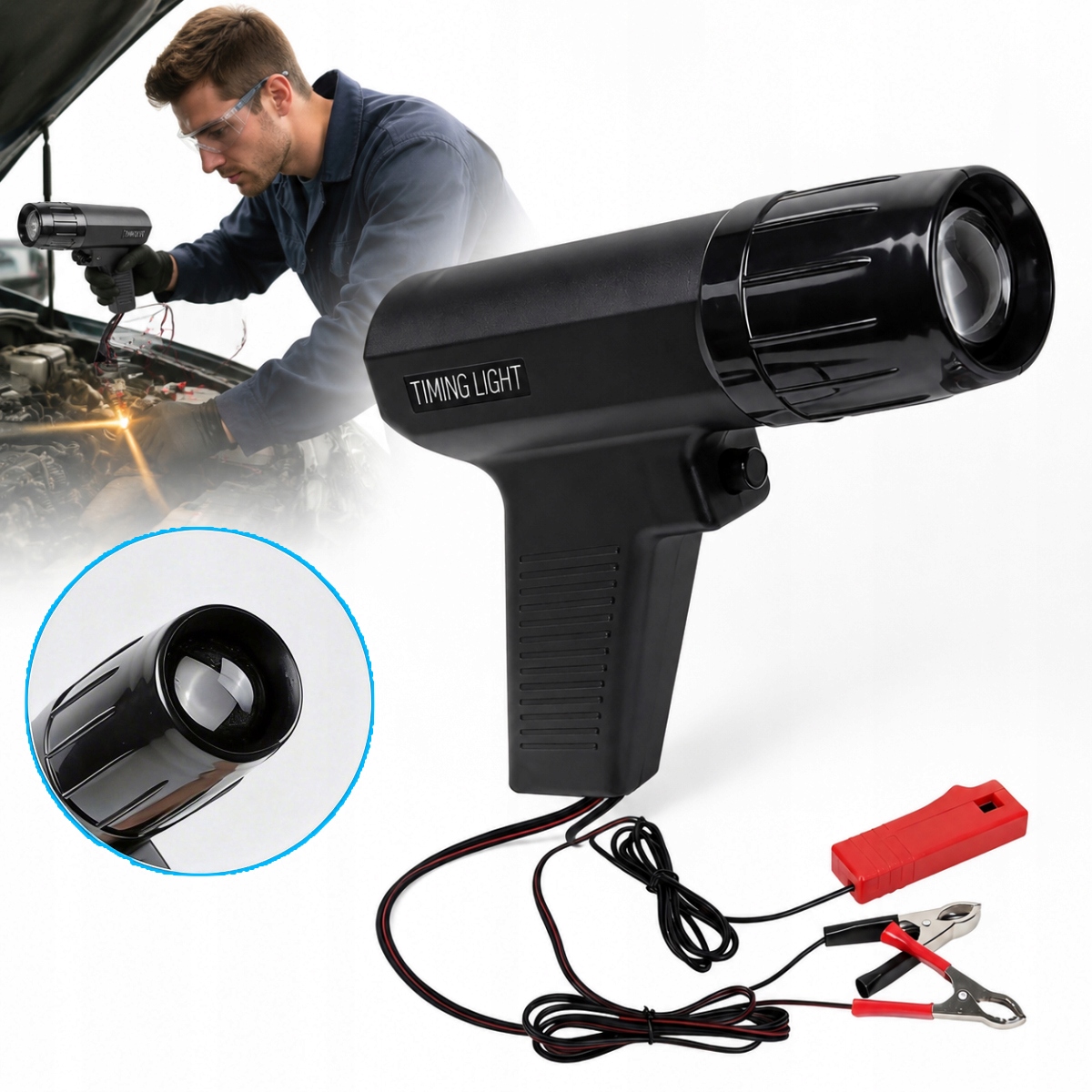 Lampa Stroboskopowa 12V do Zapłonu Precyzyjna z regulacją kąta