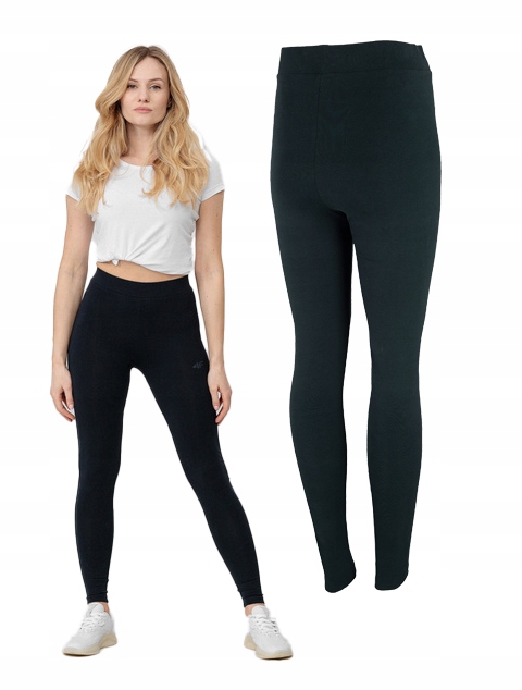 

4F Damskie Legginsy Treningowe Granatowe LEG350
