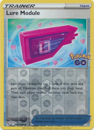 Pokemon Go 067/078 Lure Module Uncommon Reverse Holo