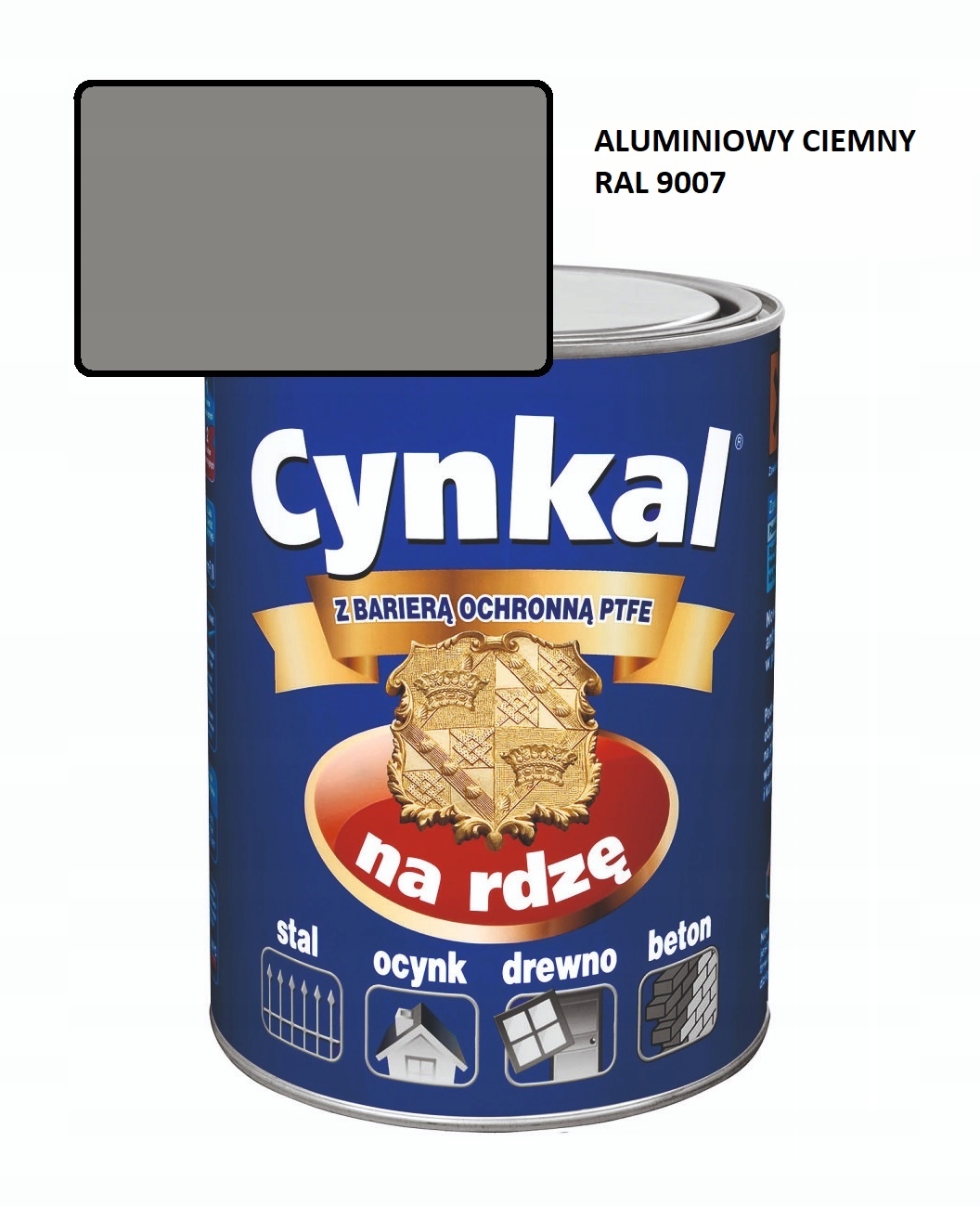 Farba uniwersalna Cynkal 2,5L Aluminiowy Ciemny