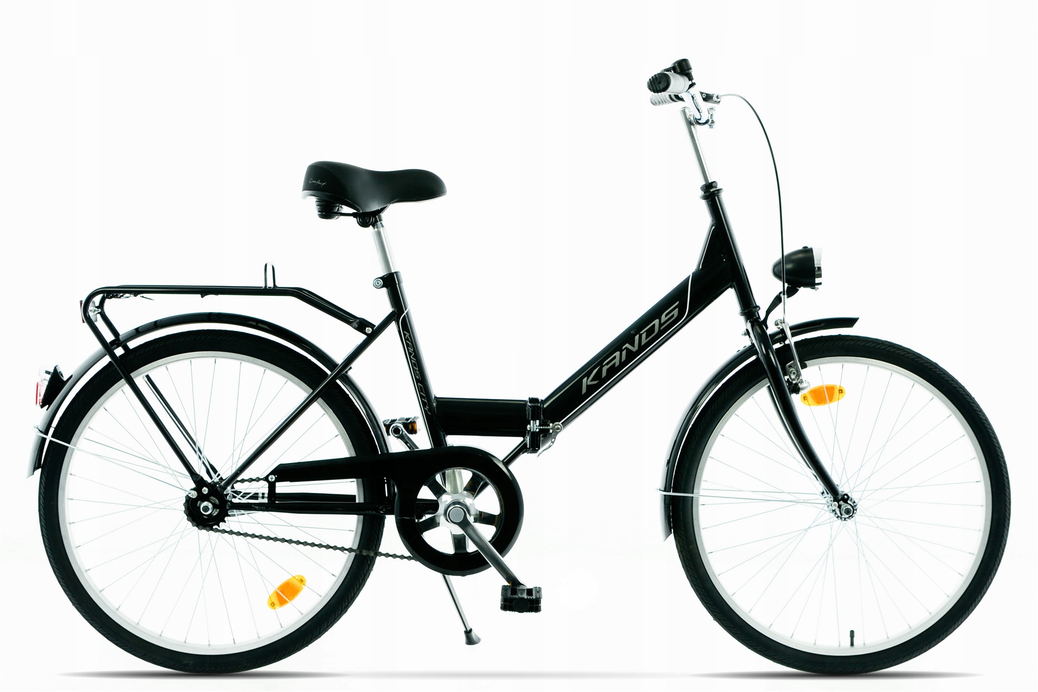 Rower miejski 24" Kands Folding 1B składany Czarny R24