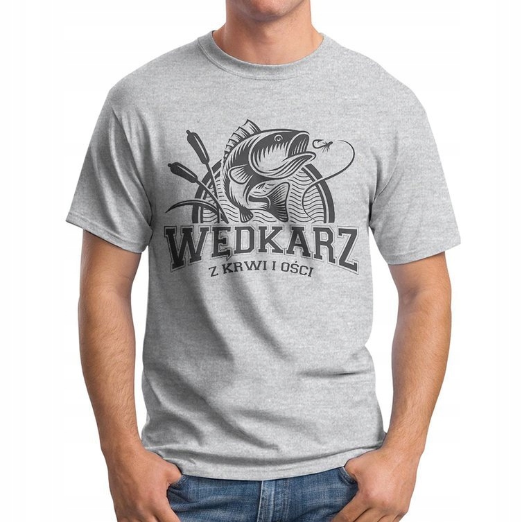 

Koszulka T-Shirt Prezent dla wędkarza na ryby XL