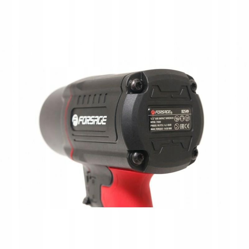 Klucz pneumatyczny udarowy do kół nasadki walizka TWIN HAMMER 1450Nm 1/2" Rozmiar trzpienia 1/2''