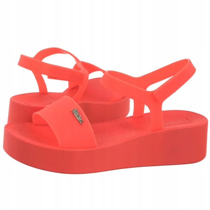 Dámské sandály na platformě Melissa Sun Laguna Orange, oranžové