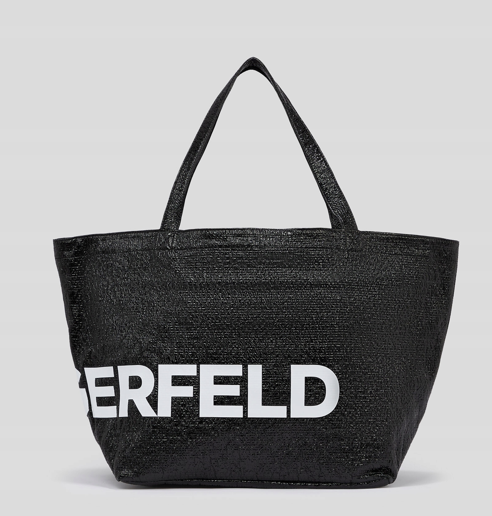 Karl Lagerfeld kabelka shopper látka černá