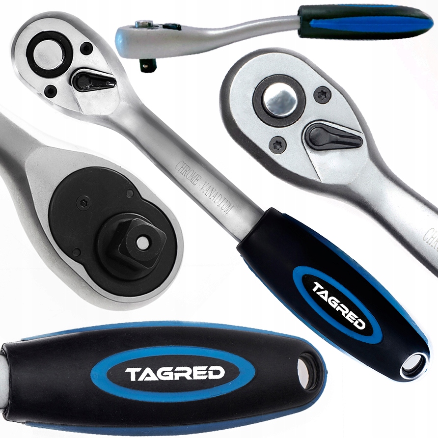 

Grzechotka 1/2" 72 Zęby Treszczotka Mocna CrV