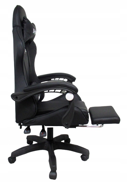 Ігрове крісло K4 R-Sport BLACK з підніжкою + маса марки R-SPORT
