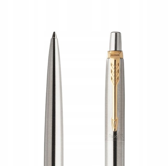DŁUGOPIS PARKER JOTTER KLASYK STAL GT 23 KARATOWE ZŁOTO WKŁAD NIEBIESKI M Informacje dodatkowe opakowanie prezentowe