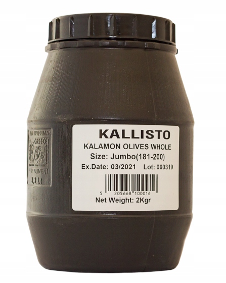 Najlepsze Oliwki Czarne Kalamon Z Pestką 2KG