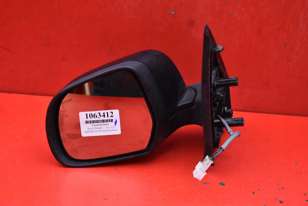 mirror left black, EU 0211046 DACIA DOKKER 12-17 5 PIN