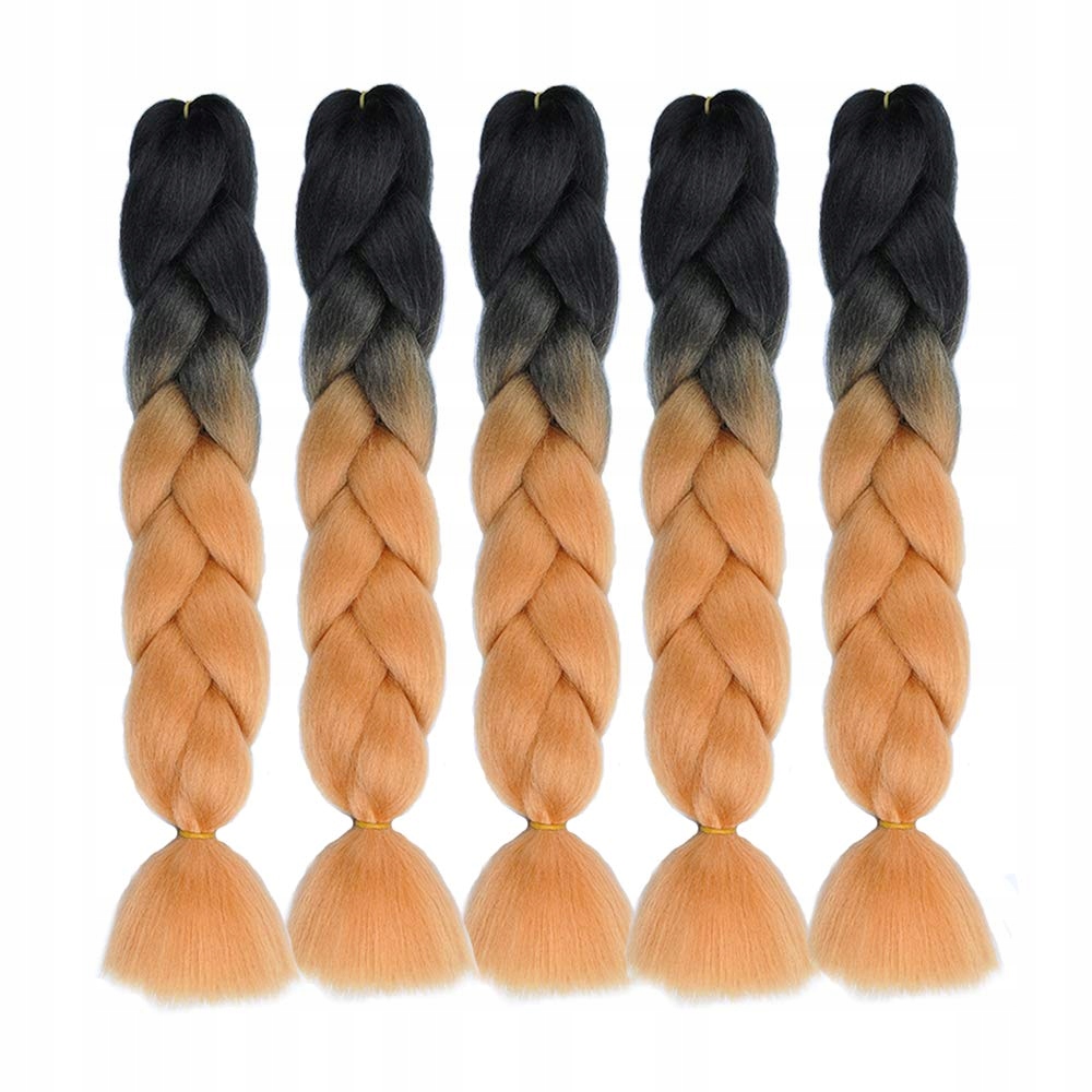 WŁOSY SYNTETYCZNE DO WARKOCZYKÓW DREDÓW OMBRE B32 Marka inna marka