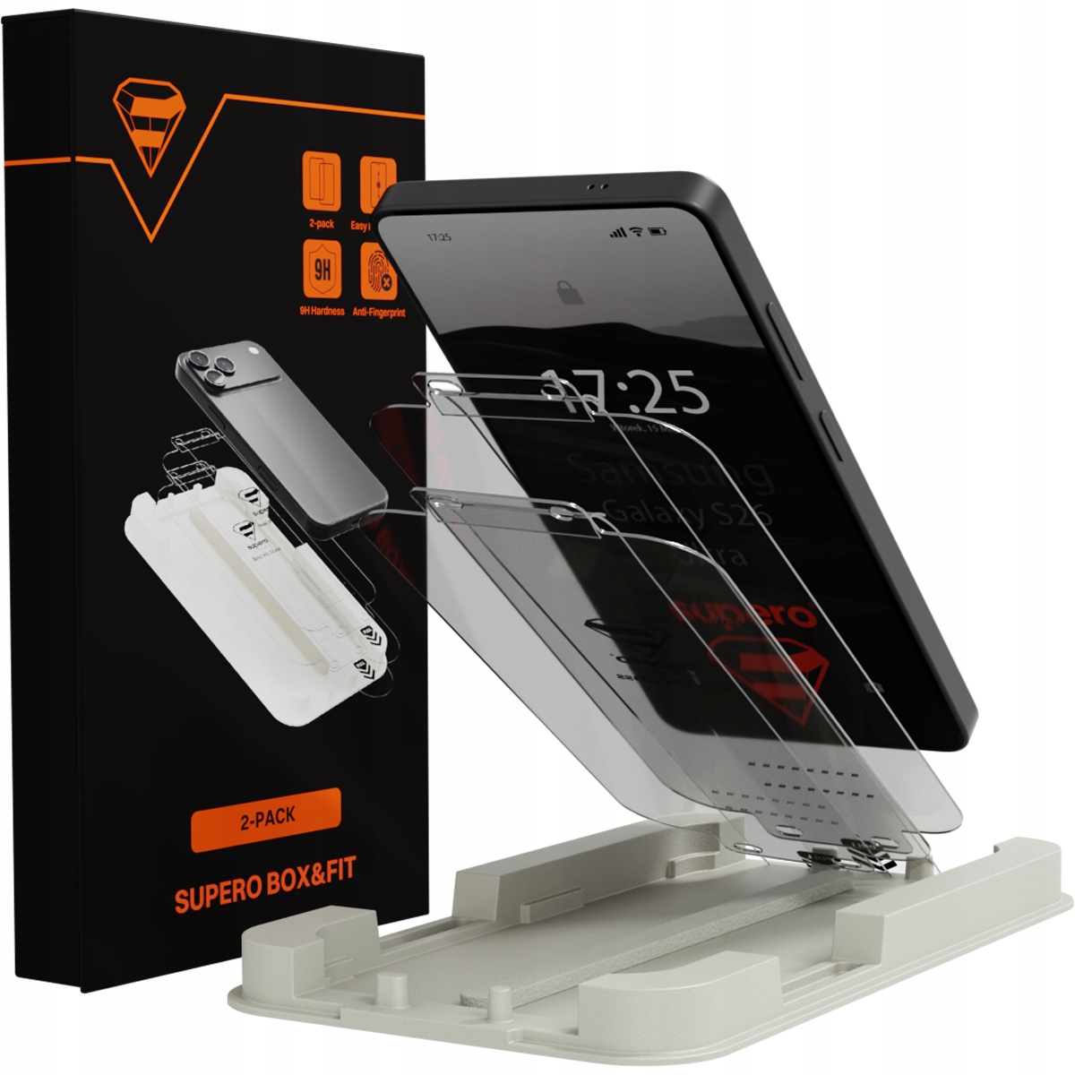 Szkło hartowane do Samsung Galaxy S26 Ultra, 2 szt. ochronne 9H aplikator