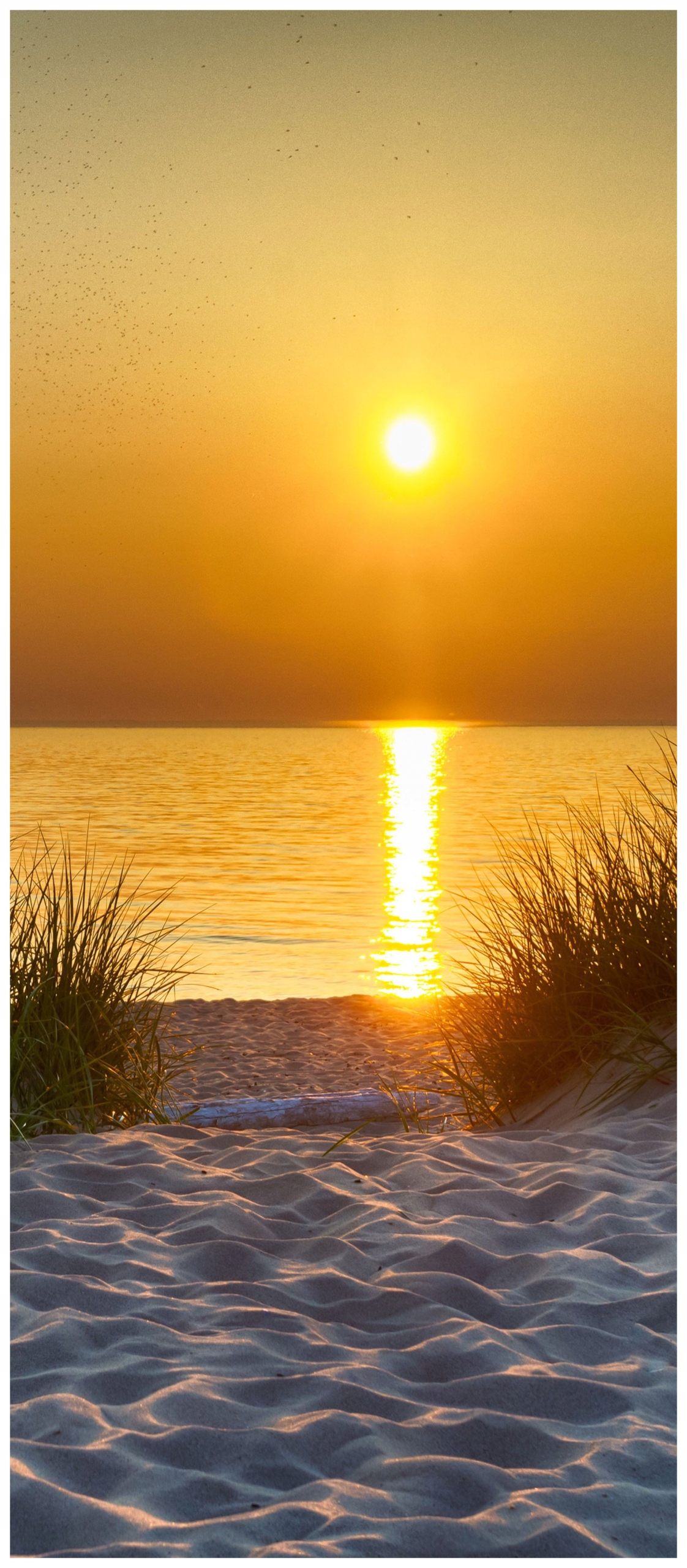 Vliesová fototapeta Sluneční břeh moře Písek Relaxace 91x211 lepidlo