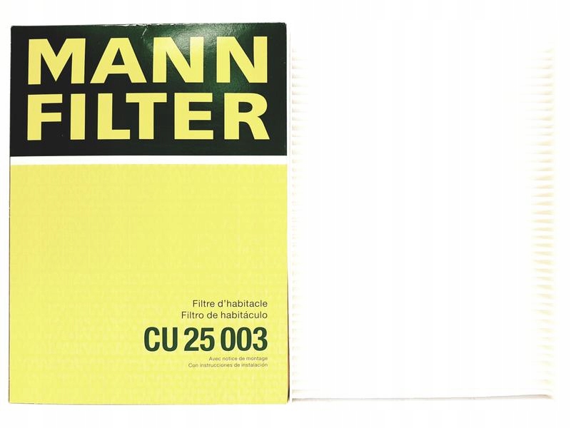 

Mann Filtr Kabinowy Qashqai (J11, J11_)