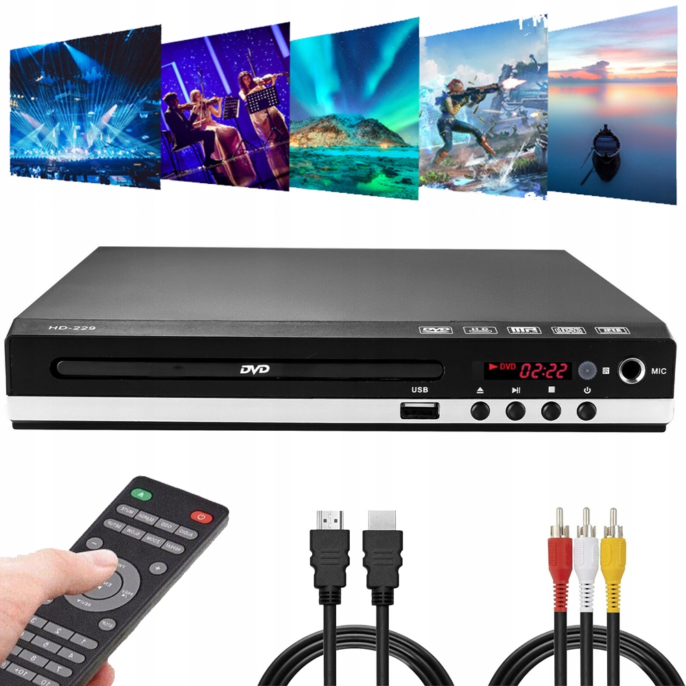 Hdmi DVD Přehrávač Pro Televizi, 1080P DVD Přehrávač Pro Domácí Použití