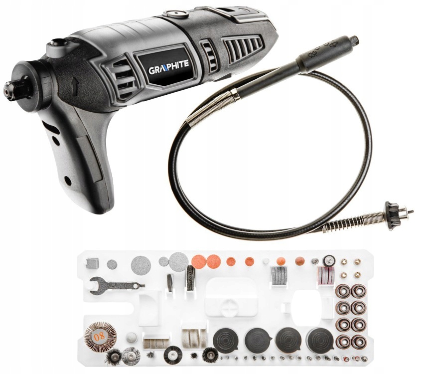 MINISZLIFIERKA 170W GRAPHITE 59G019+ AKCERSORIA Marka Graphite