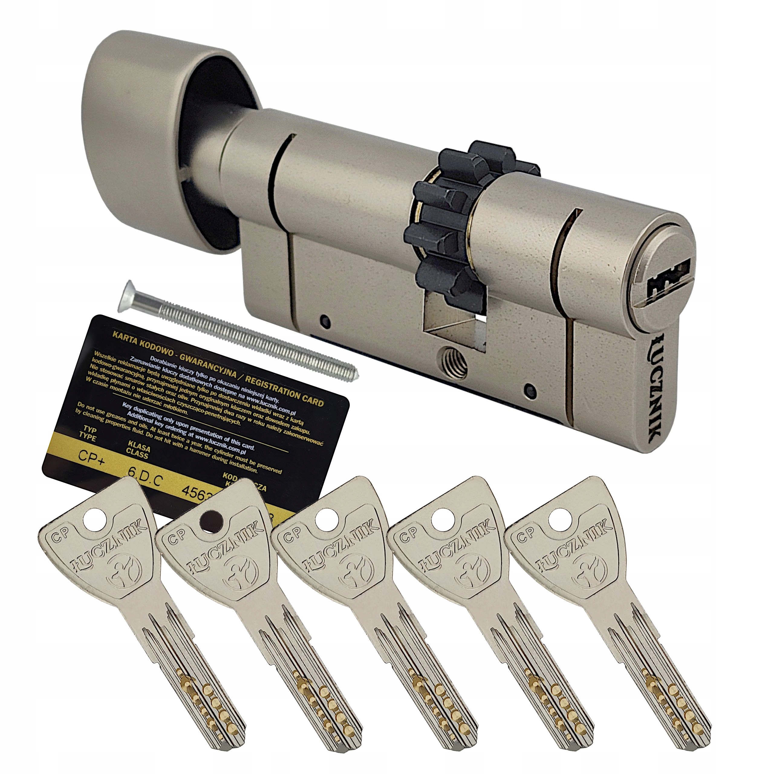 Vložka Łucznik Cp Plus G40/55Z s knoflíkem a saténovou ozubenou částí