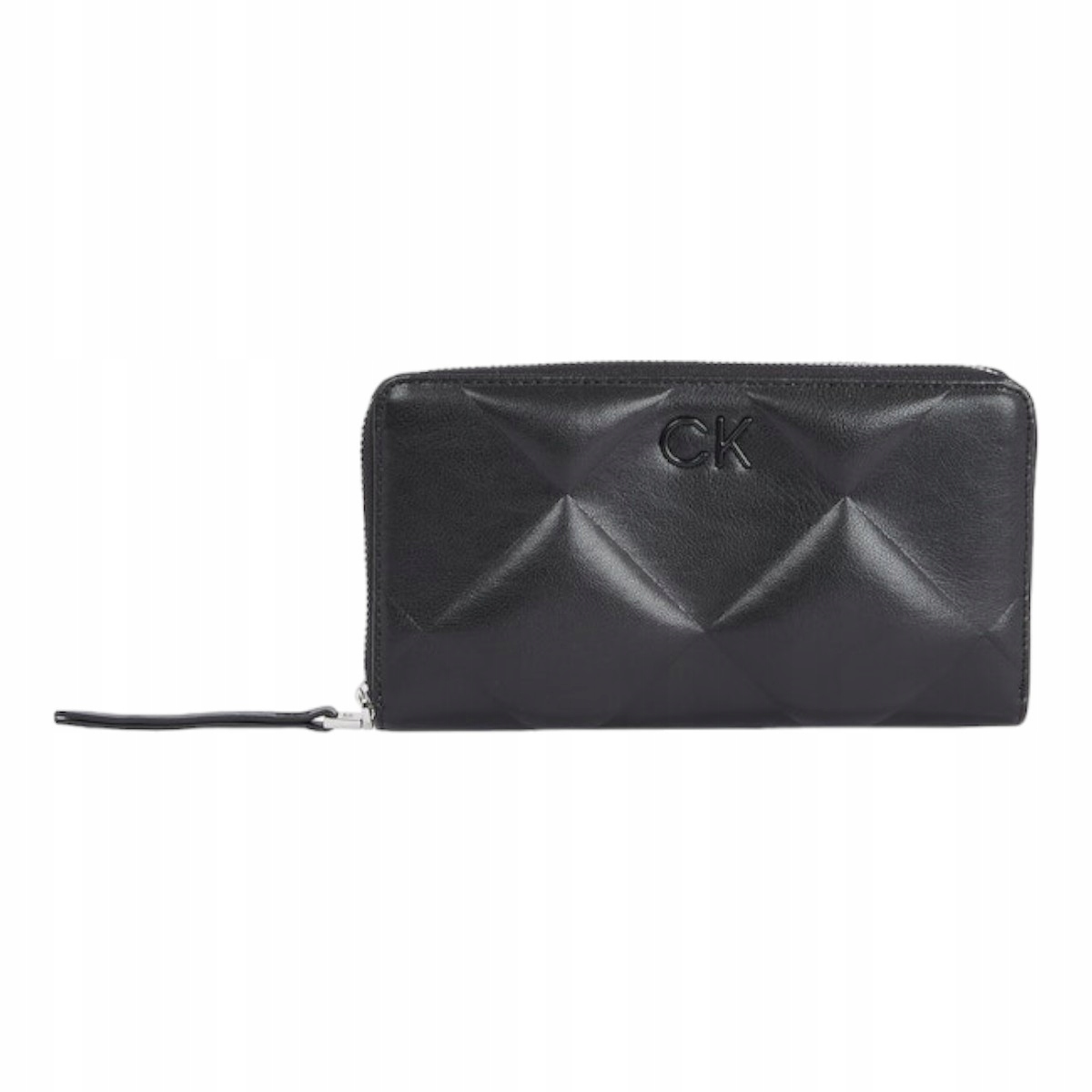 Calvin Klein Bezpečná Dámská Peněženka Quilt Large Zip Around Wallet Černá