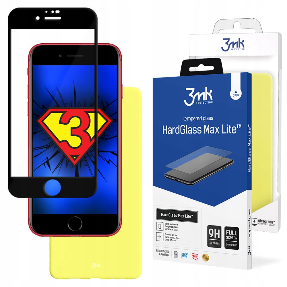 

Żółte Etui 3mk do iPhone 7, 8, Se 2020 + Szkło 9H