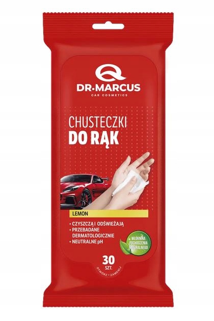 Dr. Marcus chusteczki do rąk, Lemon, 30 szt.