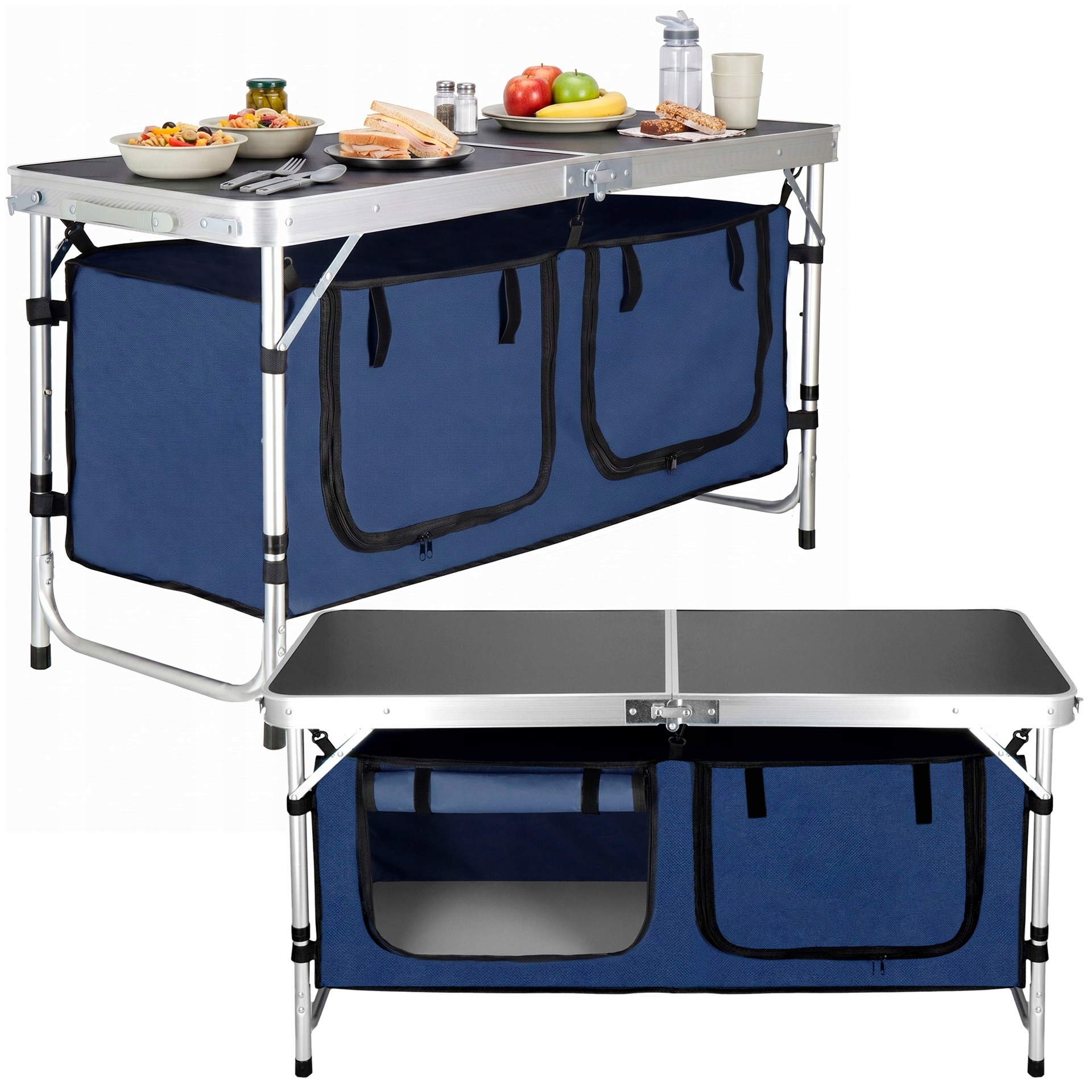 Stół Turystyczny Składany Springos CS0179 120X47X55CM Aluminiowy Lekki
