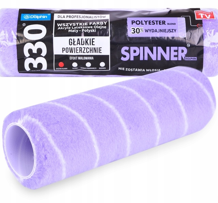 Wałek SPINNER seria 330 BLUE DOLPHIN 25cm wł.9mm