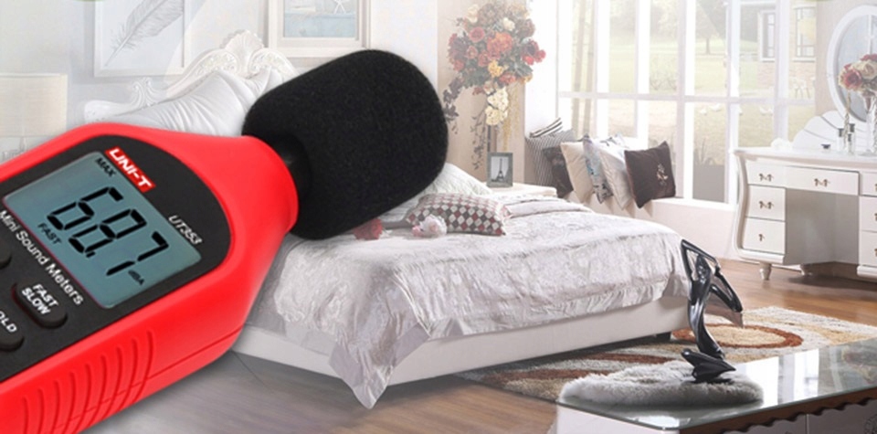 UNI-T UT353 Miernik dźwięku hałasu SONOMETR 130db Model UT353