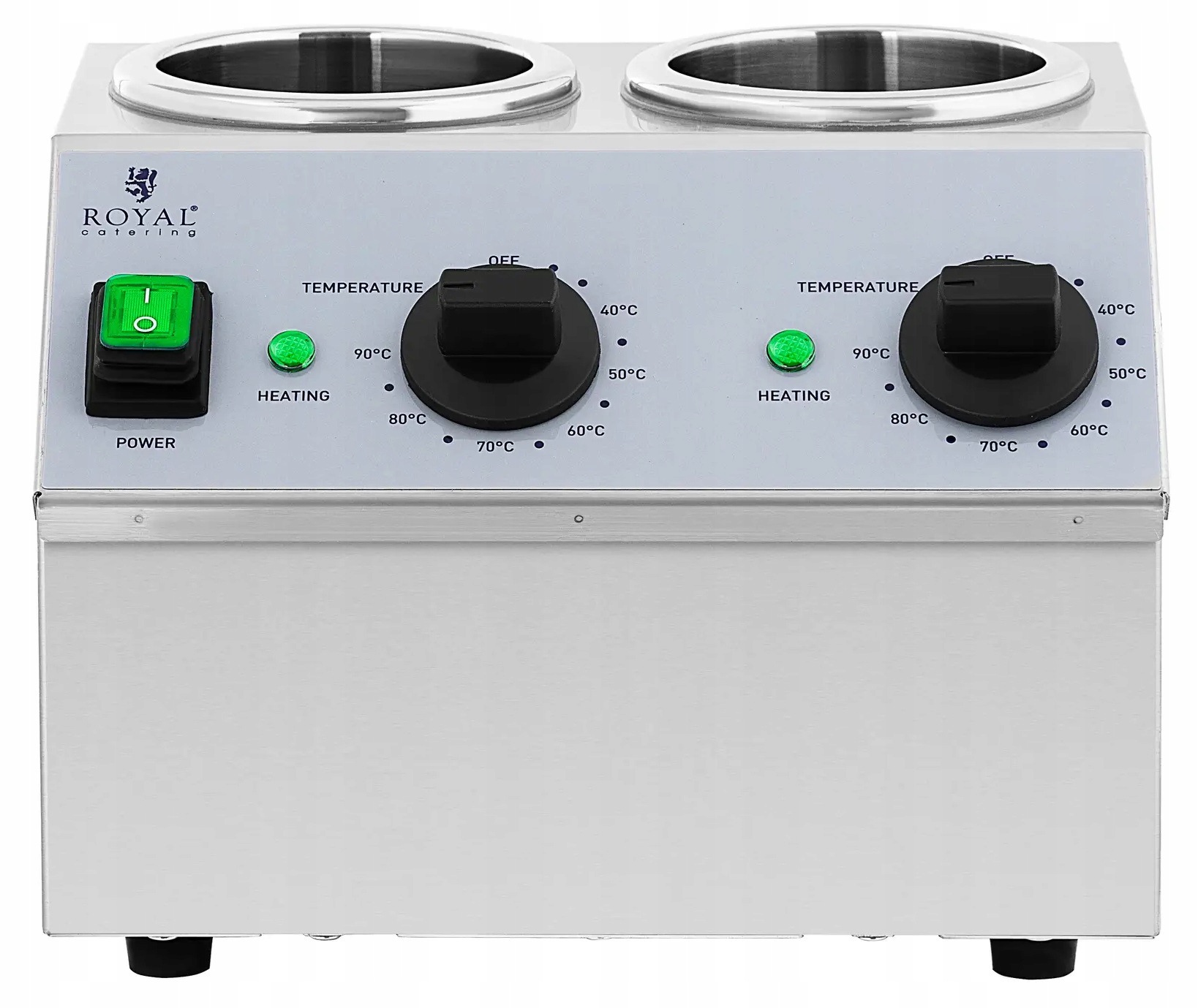 Podgrzewacz do sosów bufetowy 2 x 1 l 400 W Royal Catering RCSW-13 10012706