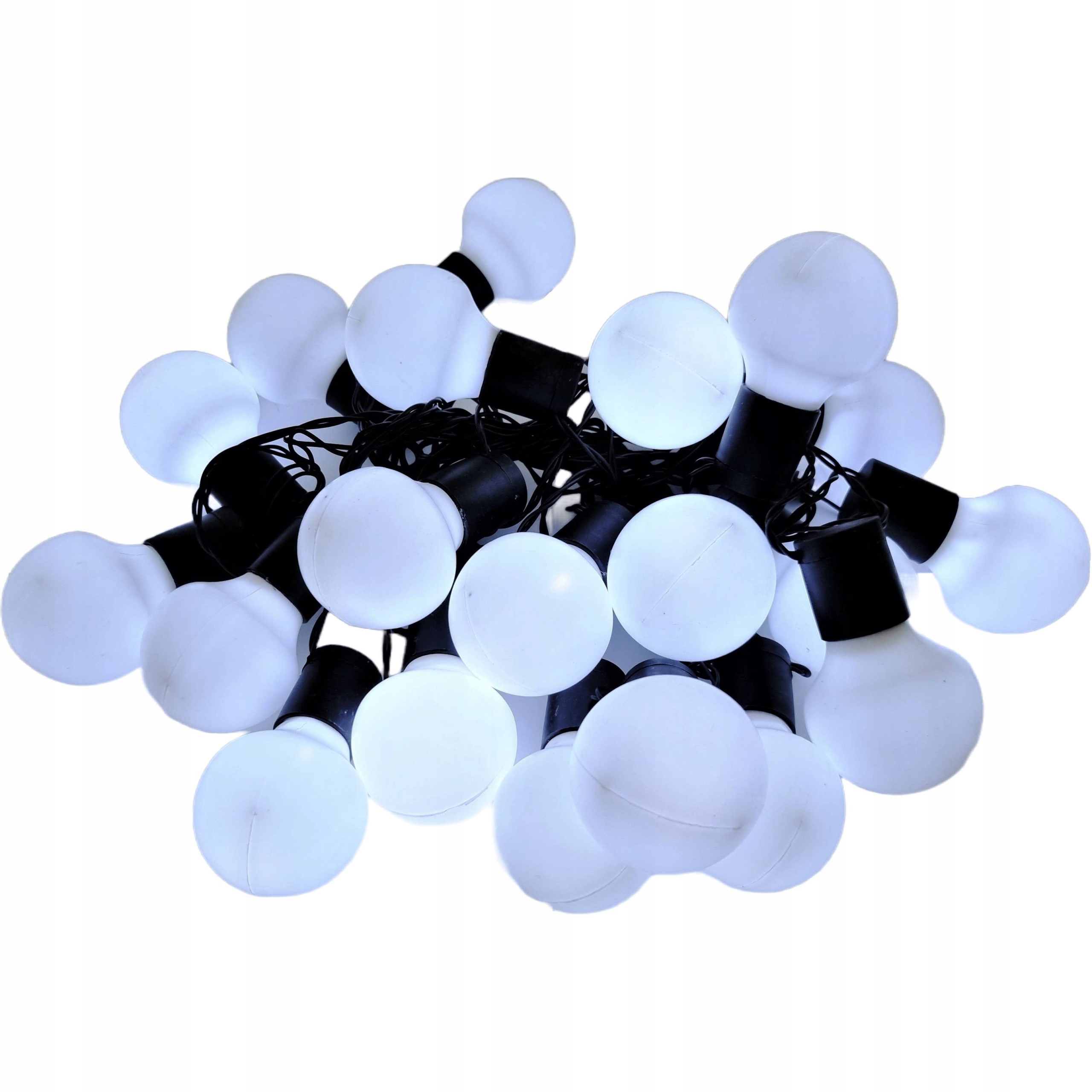 

Lampki Choinkowe Kule Kulki 20 Led Timer Girlanda