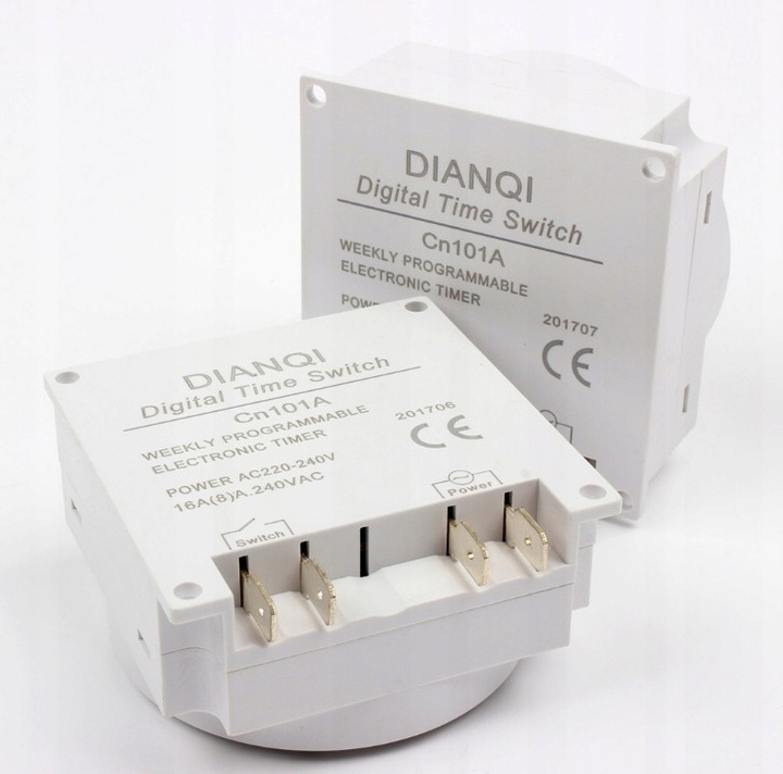 Programator czasowy RegMag CN101A 230V AC, 16A