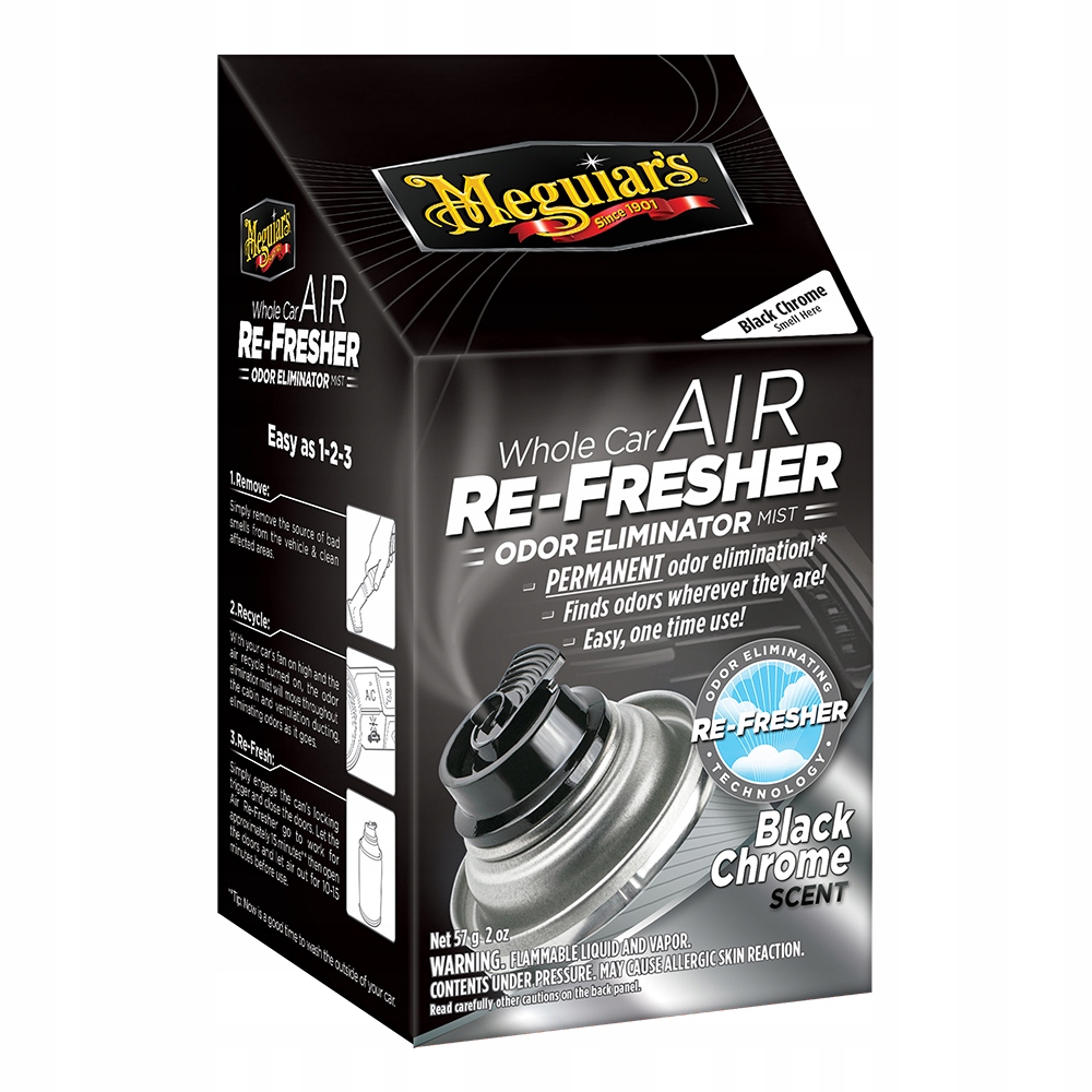 

Meguiars Air Re-fresher Black Chrome neutralizator