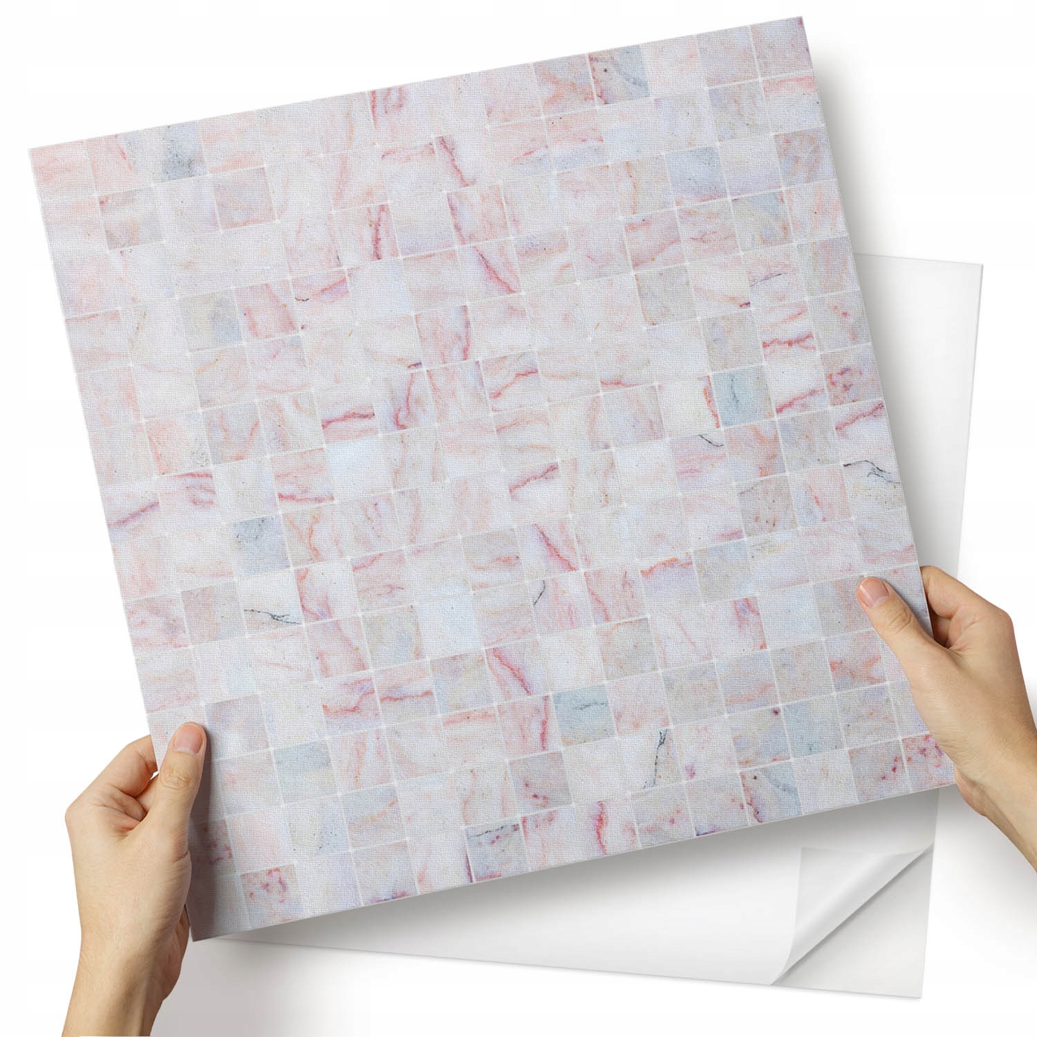 Balíček panelů Vinyl Pvc Kvádrová mozaika v uměleckém stylu 4x50x50 cm