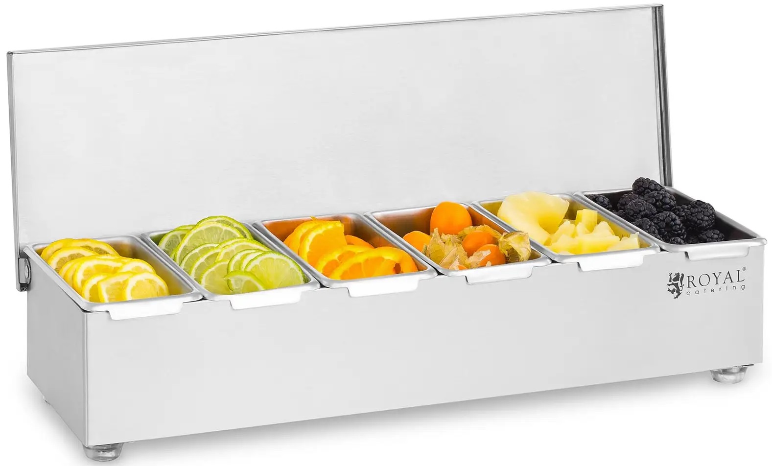 Barový organizér na ingredience do drinků Royal Catering Rccbs 6 10011014