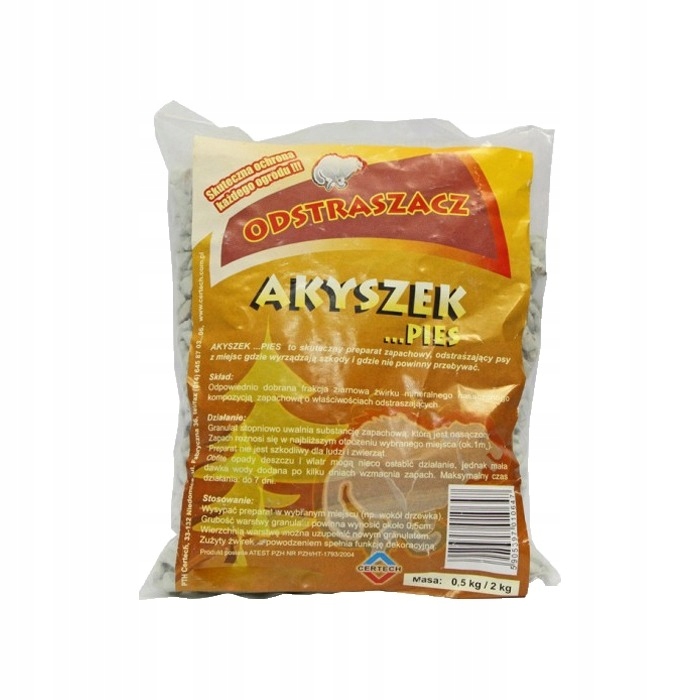 

Certech Akyszek preparat odstraszający psy 400g