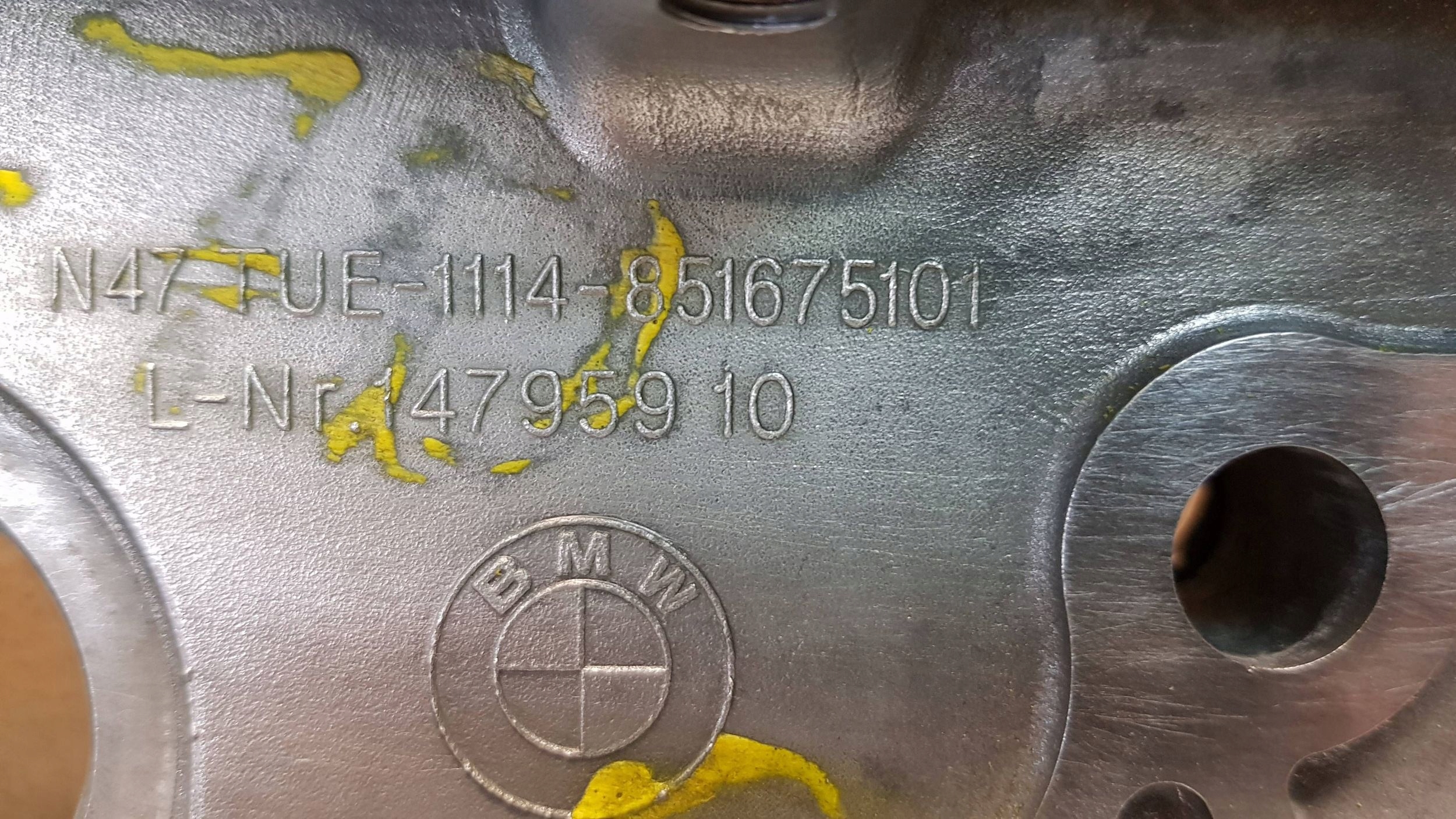 Couvercle Couvercle carter distribution 8516751 BMW F10 X1 E84 E90 E91 E92 E60 F20 F30 N47