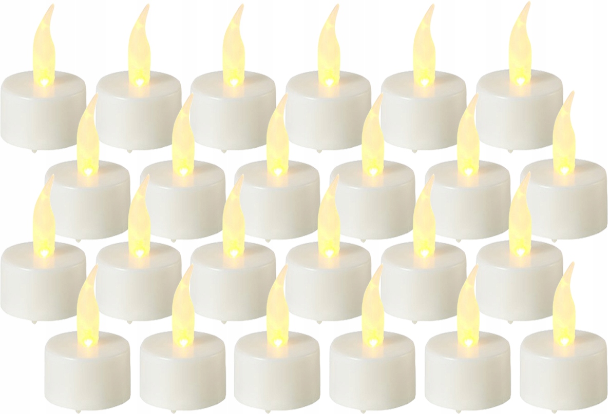 

Świeczka Led 24x baterie tealight wkład znicz