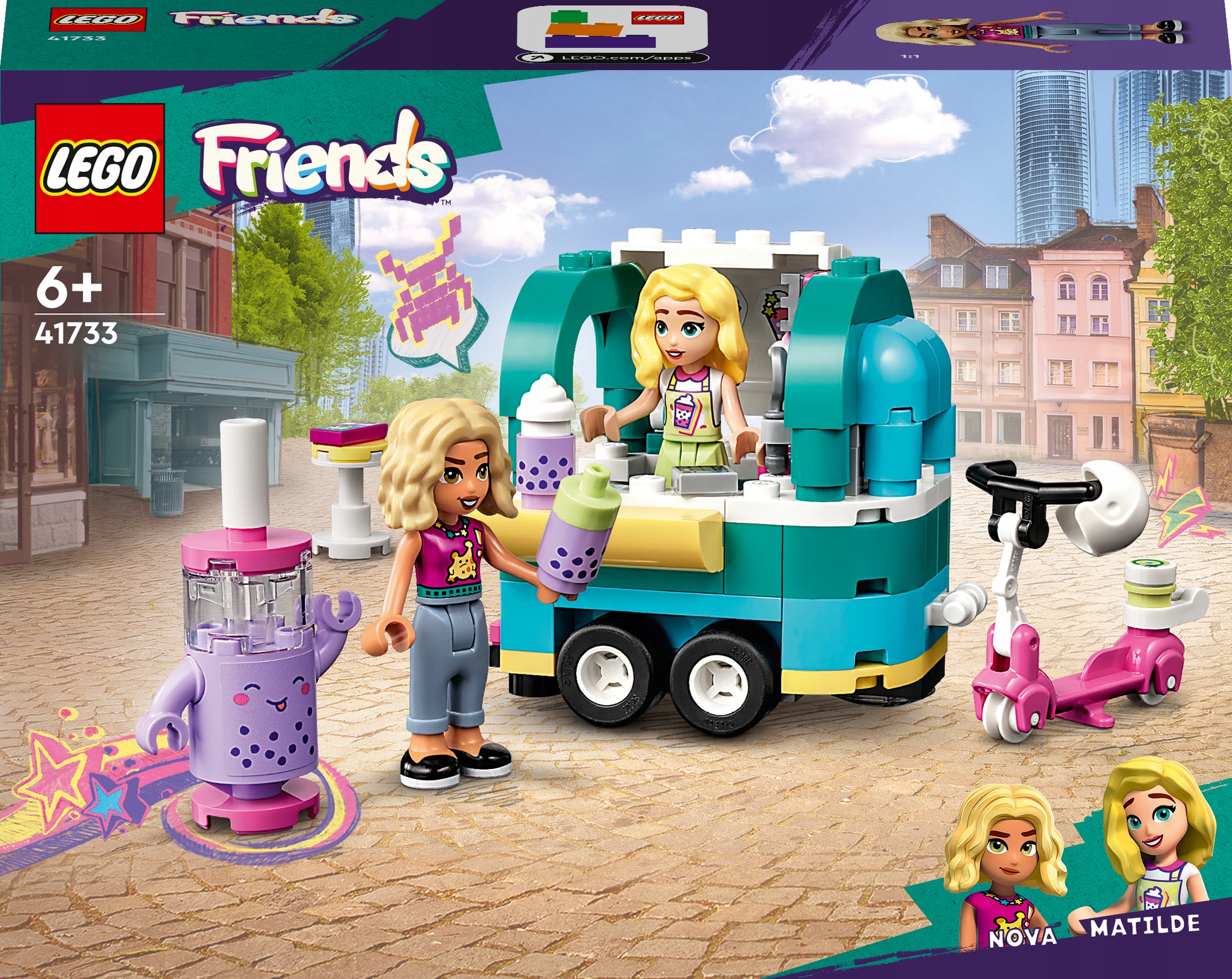 

Lego Friends Mobilny sklep z bubble tea 41733