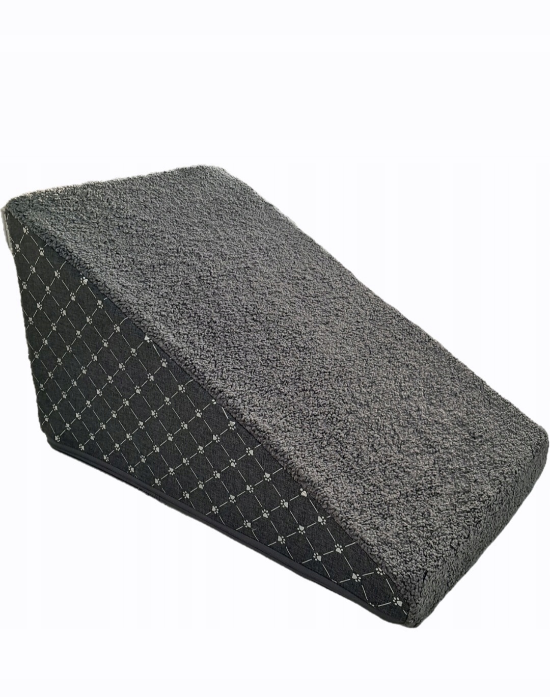 Schůdky Platforma Pro Psa Šířka 40 CM Stříbrné Tlapky-boucle Grafit