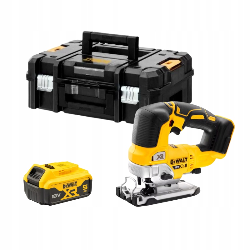 Wyrzynarka bezszcz. DeWALT DCS334NT+ aku DCB184 18V Xr Tstak