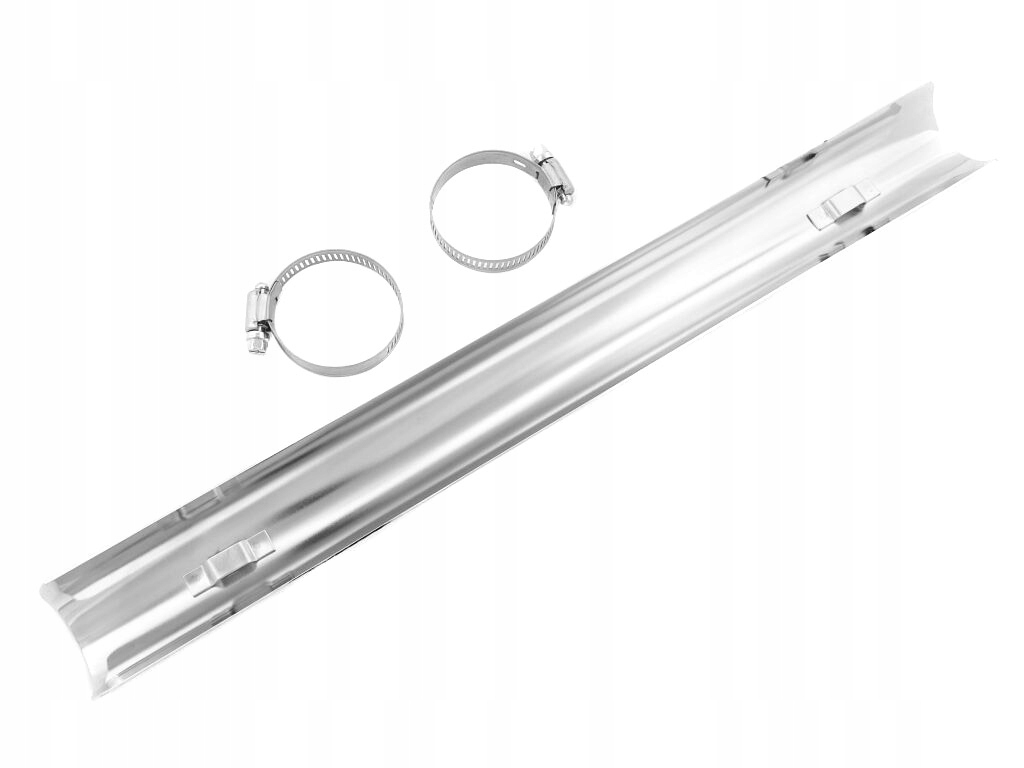 OTR-010 - МЕТАЛЛИЧЕСКАЯ КРЫШКА ГЛУШИТЕЛЯ ВЫХЛОПНОЙ ТРУБЫ ХРОМ 46 СМ