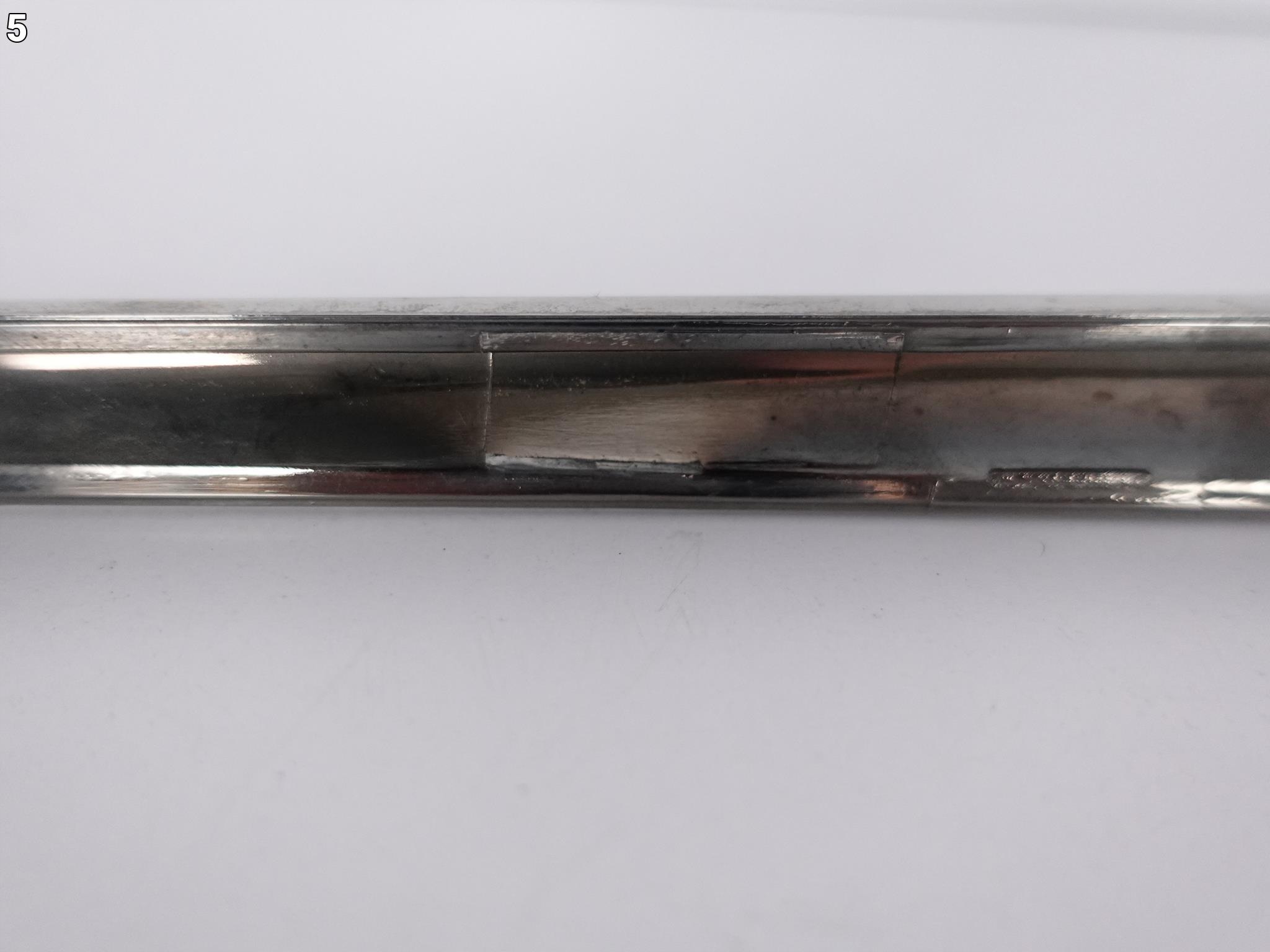 MASERATI GHIBLI 13- CHROM moulding bonnet rear part