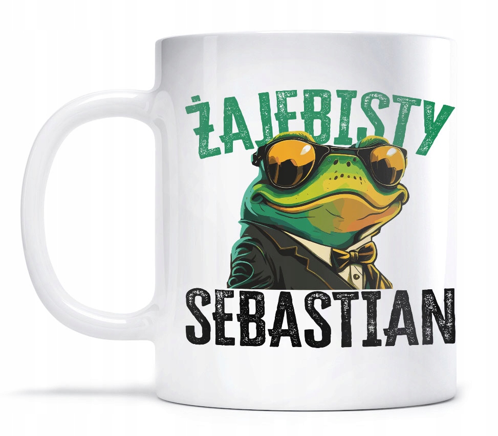 

Kubek dla Sebastiana Żaba Żajebisty